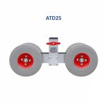 Abaco Tug Dolly 25 for transporting stone slabs and glass sheets
