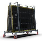 Abaco Oversized Glass Transport Cart 11879 - Imagen Gallery 2