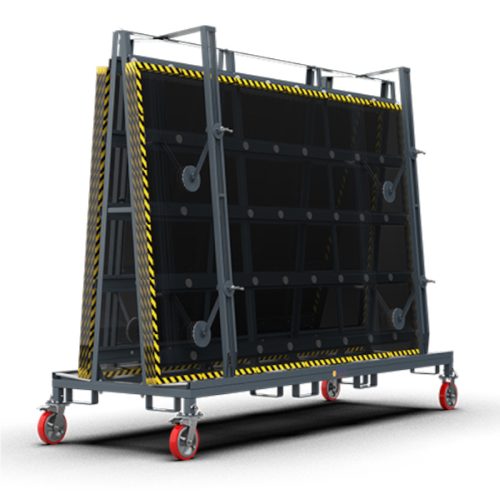 Abaco Oversized Glass Transport Cart 11879 - Imagen Gallery 2