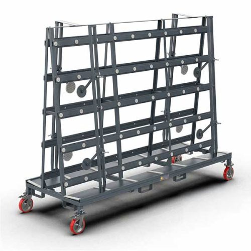 Abaco Oversized Glass Transport Cart 11879 for oversized glass sheet transport