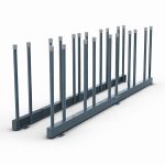 Abaco Remnant Slab Rack RES27 for storing small stone slab remnants