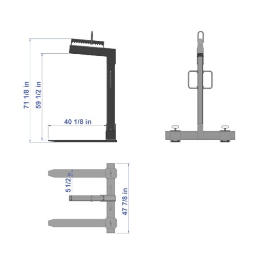 Aardwolf APCF Pallet Crane Fork - Imagen Gallery 2 - Plans