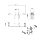 Aardwolf Carry Clamp for Stone SCC05 White - Imagen Gallery