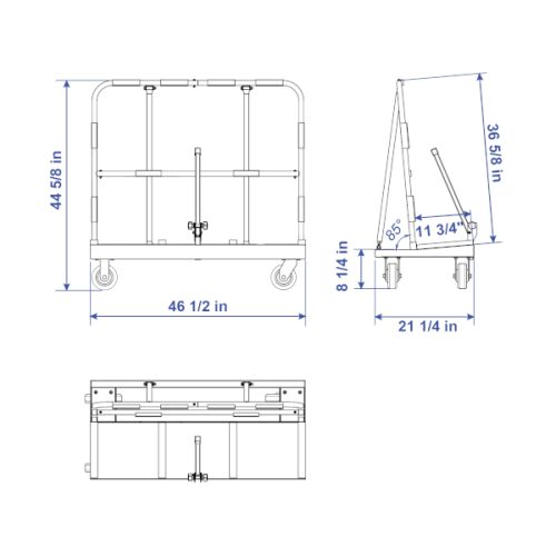 Aardwolf DWT-1180P The Pro Drywall Cart - Imagen Gallery 2 - Plans