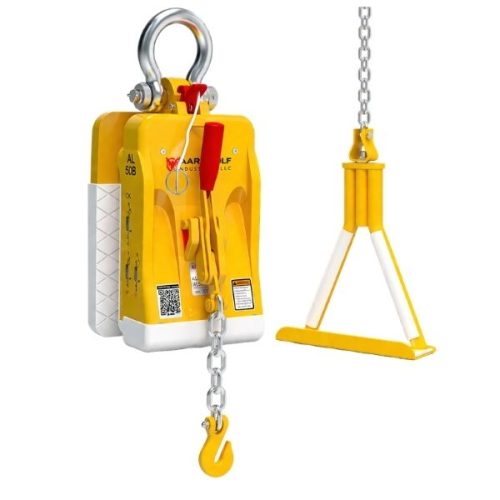 Aardwolf Slab Lifter AL50BR Type B with Rollers for lifting and lowering stone panels safely