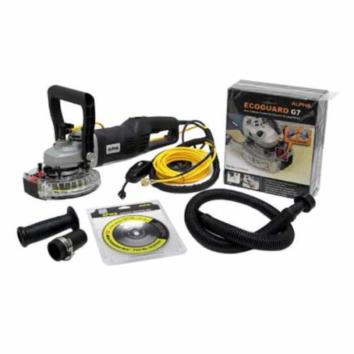 Alpha Ecoguard 7 inch grinding kit for wet and dry grinding