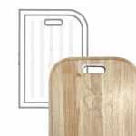 1-3/4 Single Bowl 301 wood cutting board for compatible sink models