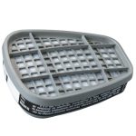 3M 6099 organic vapor cartridge and P100 filter for reusable respirators
