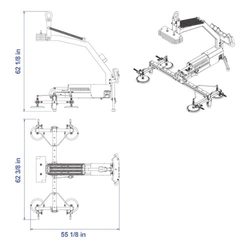 Aardwolf 180º Rotation Vacuum Lifter ARV-180E - Imagen Gallery - Plans