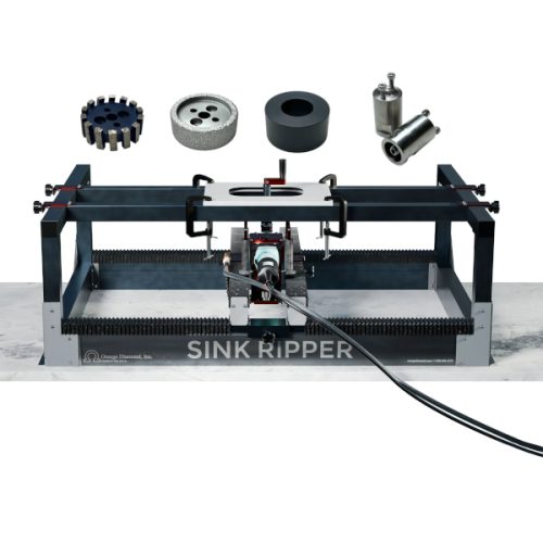 Omega Diamond Sink Ripper Manual Stone Router - Imagen Gallery