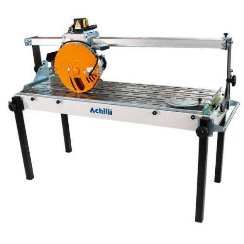 Achilli AMS 130 bench tile saw for wet cutting stone, tile, porcelain, and glass