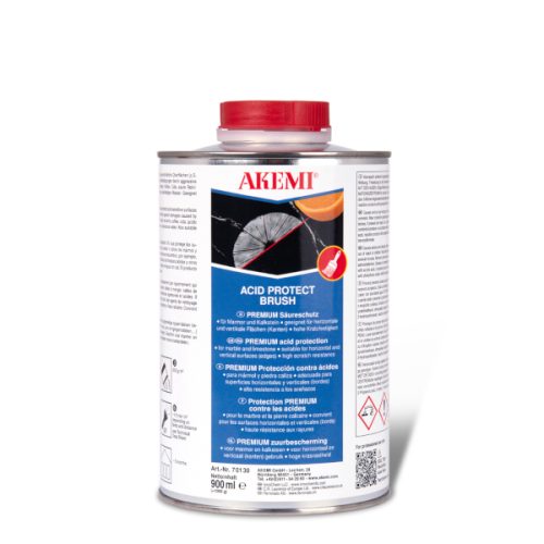 Akemi Acid Protect Brush liquid UV protective lacquer for marble and limestone surfaces.