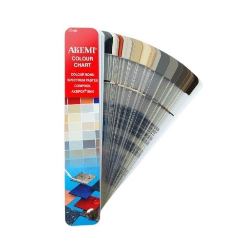 Akemi Colour Chart Colour Fan for stone adhesive color matching
