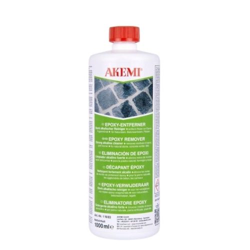 Akemi Epoxy Remover for epoxy resin residues on stone and ceramic surfaces
