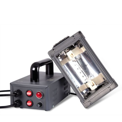Akemi Handheld UV-Lamp 500 AP air-cooled hand lamp for curing stone coatings.