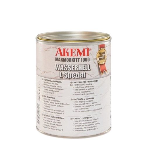 Akemi Marble Filler 1000 Transparent Waterclear for light-colored natural stone