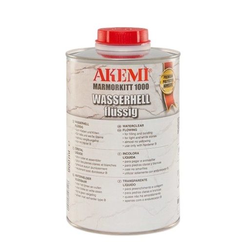 Akemi Marble Filler 1000 Transparent Waterclear for light-colored natural stone