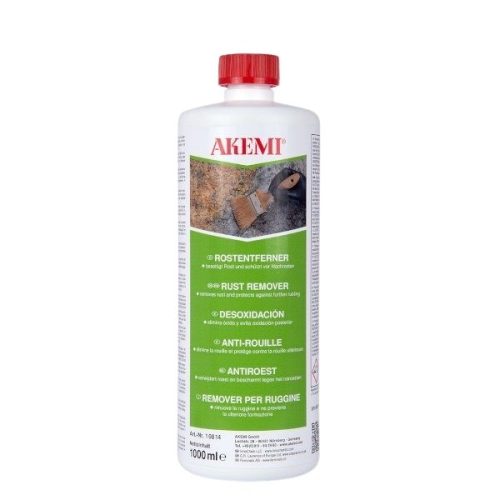Akemi Rust Remover for acid-resistant stone surfaces