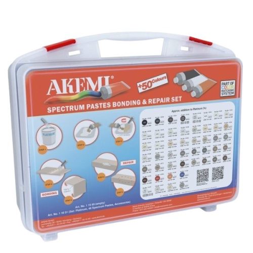 Akemi Spectrum Pastes Case for storing and transporting Spectrum Paste tubes