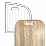 ARA 104 wood cutting board for compatible sink models
