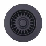 Black Sand basket strainer for DuraGranit Super Single Bowl sink