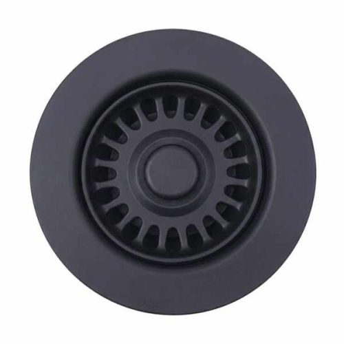 Black Sand basket strainer for DuraGranit Super Single Bowl sink