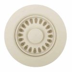 Wheat basket strainer for standard kitchen sink drain holes
