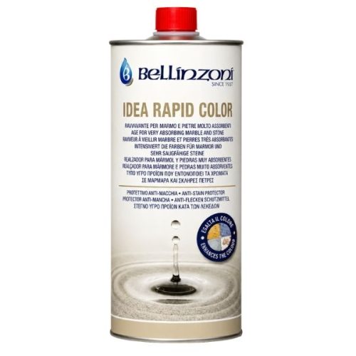 Bellinzoni IDEA RAPID COLOR stone enhancer sealer for absorbing stones