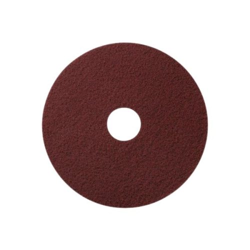 Brightline Maroon chemical free stripping pads for floor finish removal
