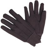 Brown Jersey Gloves for general maintenance and construction tasks