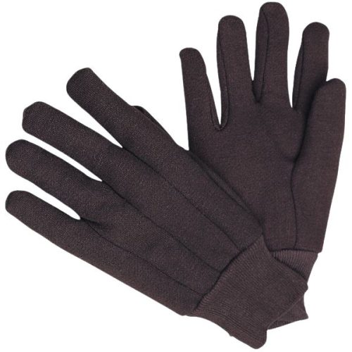 Brown Jersey Gloves for general maintenance and construction tasks