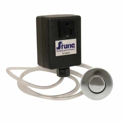 SIS-AS01 brushed nickel air switch for sink or countertop