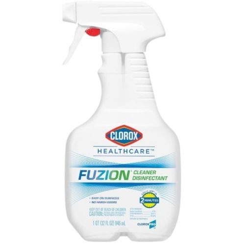 Clorox Healthcare Fuzion cleaner disinfectant for healthcare surfaces