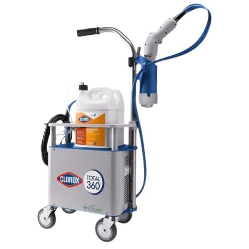 Clorox Total 360 electrostatic power sprayer for surface coverage