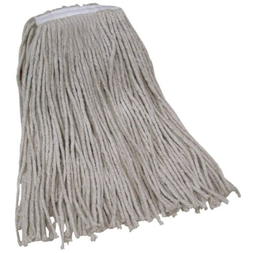 Cotton cut-end mop head for floor cleaning