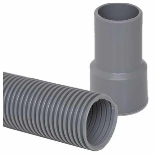 Crush Proof 3 inch vacuum hose with cuffs for dust collection