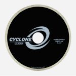Cyclone Ultra Glass Blade with silent core for cutting glass and porcelain tile.