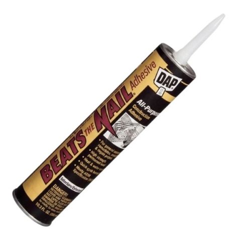 DAP Beats The Nail construction adhesive for remodeling and repair projects