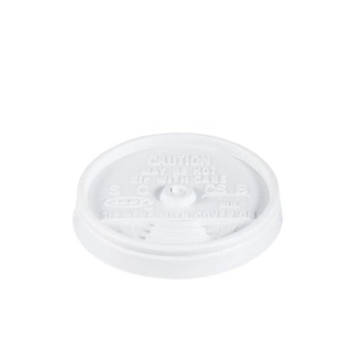 Dart Plastic Sip-Thru Lid for foam cups