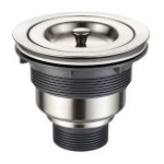 Deluxe Strainer and Basket for standard kitchen sink drains