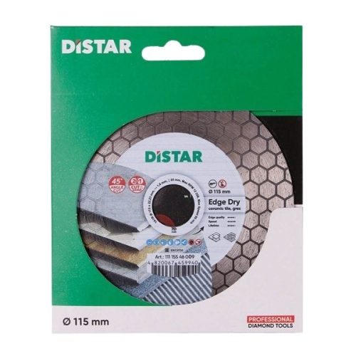 DiStar Edge Dry 4.5″ diamond blade for 45 degree miter cutting ceramic tiles