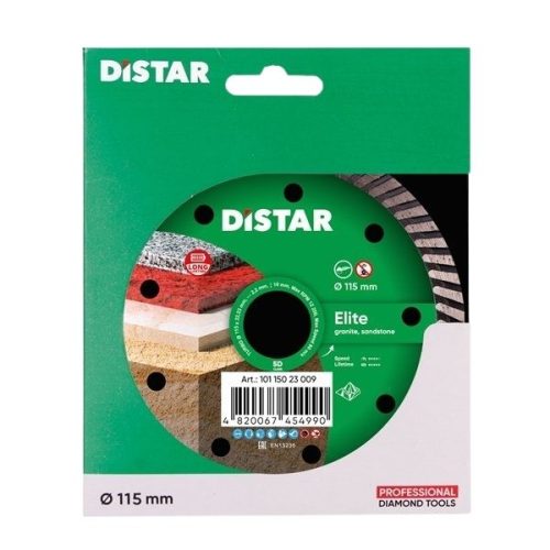 DiStar Elite Turbo 4.5 inch diamond blade for cutting colored granite