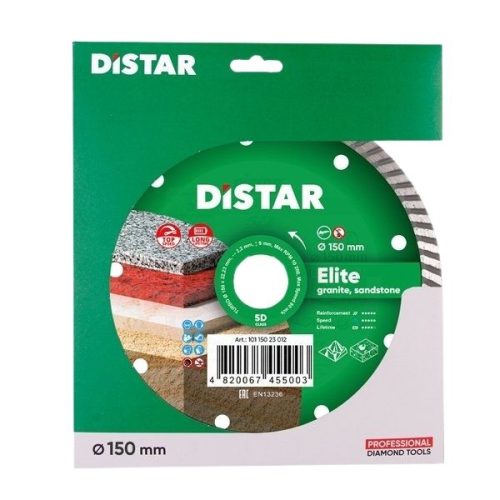 DiStar Elite Turbo 6 inch diamond blade for cutting colored granite