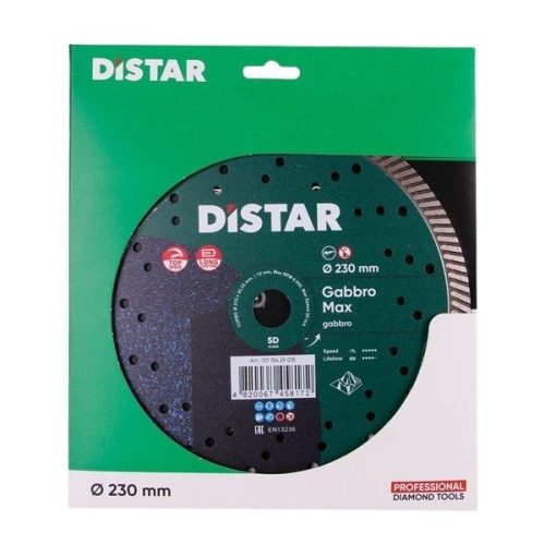 DiStar Gabbro Max Turbo diamond blade for black granite cutting