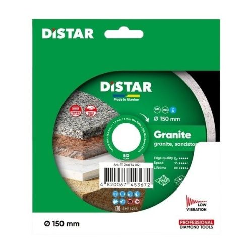 DiStar Granite 6 inch diamond blade for wet cutting and grinding granite