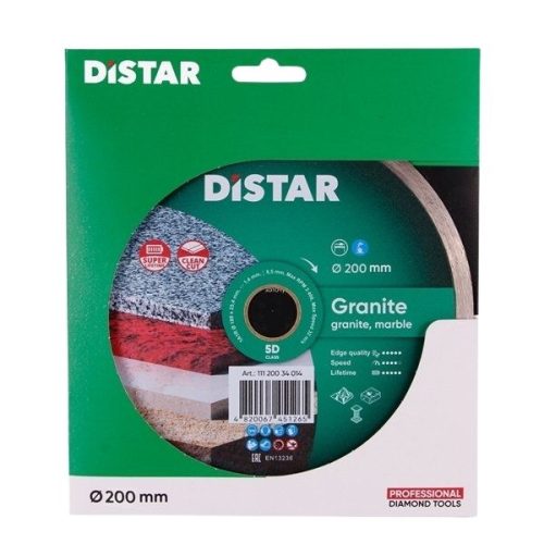 DiStar Granite 8 inch diamond blade for wet cutting and grinding granite
