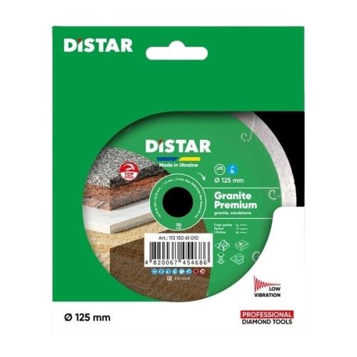 DiStar Granite Premium 5″ diamond blade for wet cutting granite and hard stone