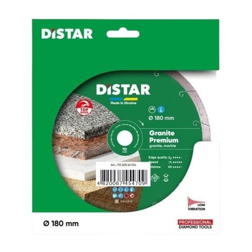 DiStar Granite Premium 7 inch diamond blade for wet cutting granite and hard stone