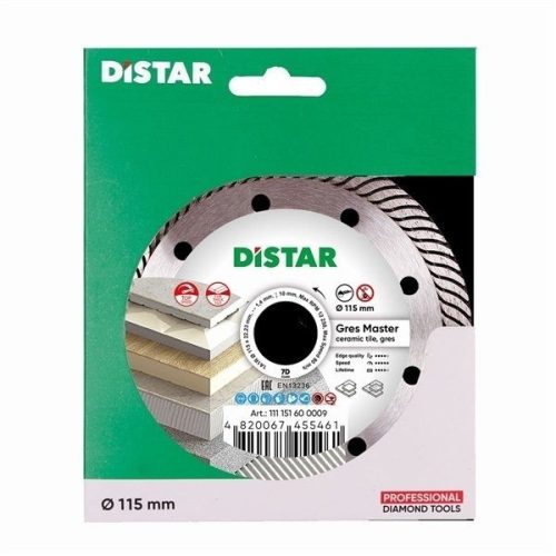 DiStar Gres Master 4.5″ diamond blade for cutting porcelain gres and granite tile
