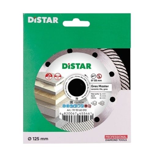 DiStar Gres Master 5″ diamond blade for cutting porcelain gres and granite tiles